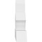 Ekena Millwork Richland Architectural Grade PVC Gable Bracket, 60"W x 25"H x 6"D x 6"F, 10/12 Pitch GBP060X25X0606RIC00 - alternate 5